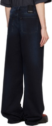 032c Blue Goya Wide Leg Jeans