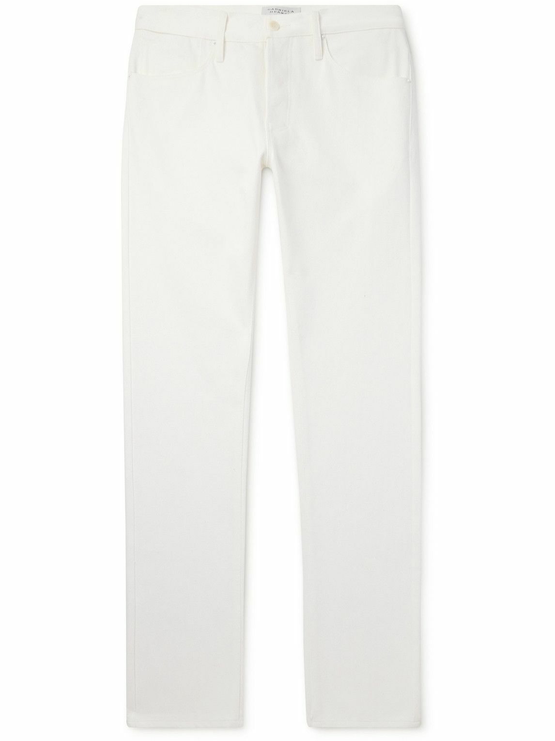 Gabriela Hearst - Anthony Slim-Fit Straight-Leg Organic Jeans - White