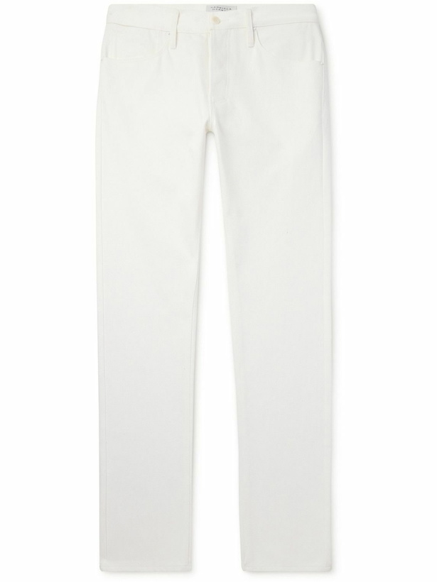 Photo: Gabriela Hearst - Anthony Slim-Fit Straight-Leg Organic Jeans - White