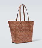 Loewe - T Tote Anagram leather tote bag