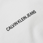 Calvin Klein Men's Micro Branding Essential T-Shirt in Bright White