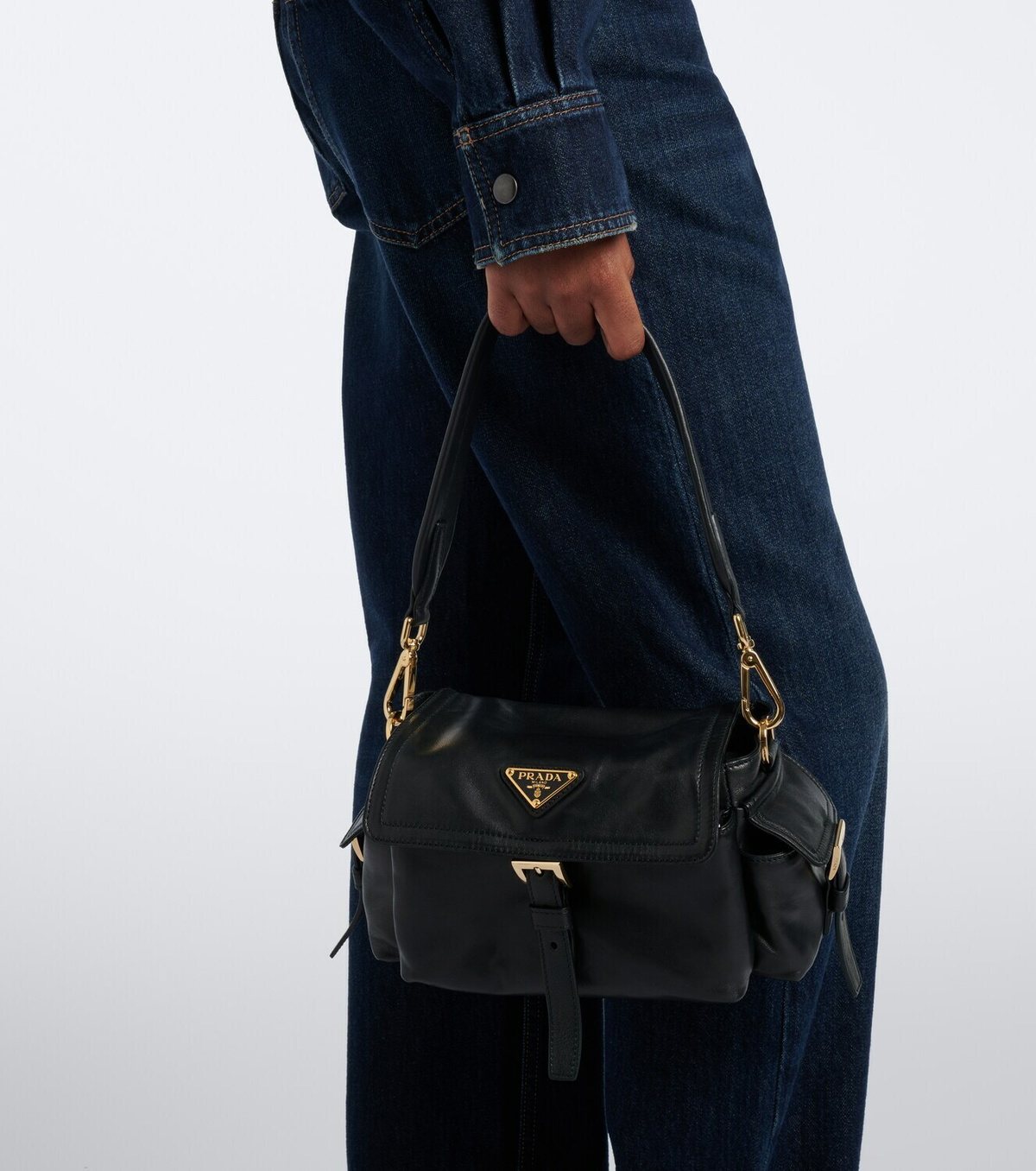 Prada Prada Explore Mini leather shoulder bag