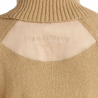 House Of Sunny Women's Courtney Towelling Roll Neck Top in Neutral