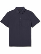Barena - Garment-Dyed Cotton-Jersey Polo Shirt - Blue