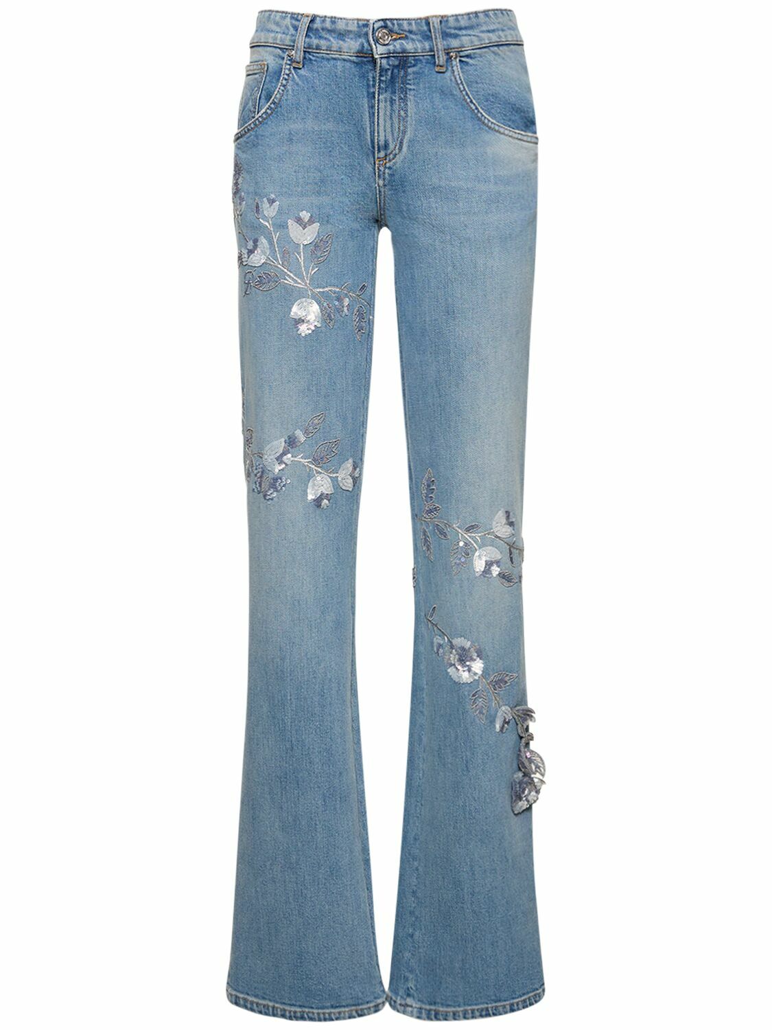 Blumarine low-rise boyfriend jeans - Green