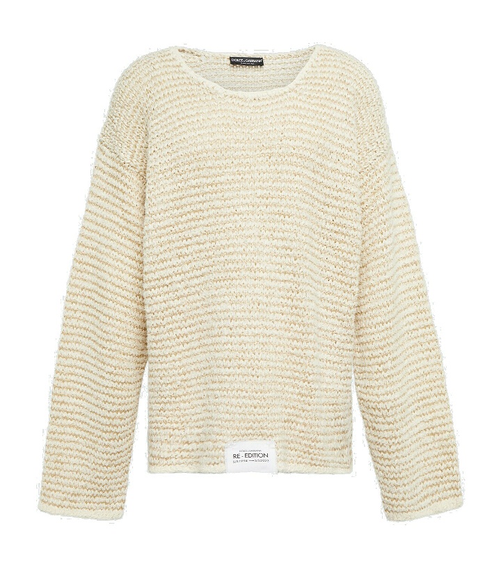 Photo: Dolce&Gabbana - Re-Edition cotton and linen sweater