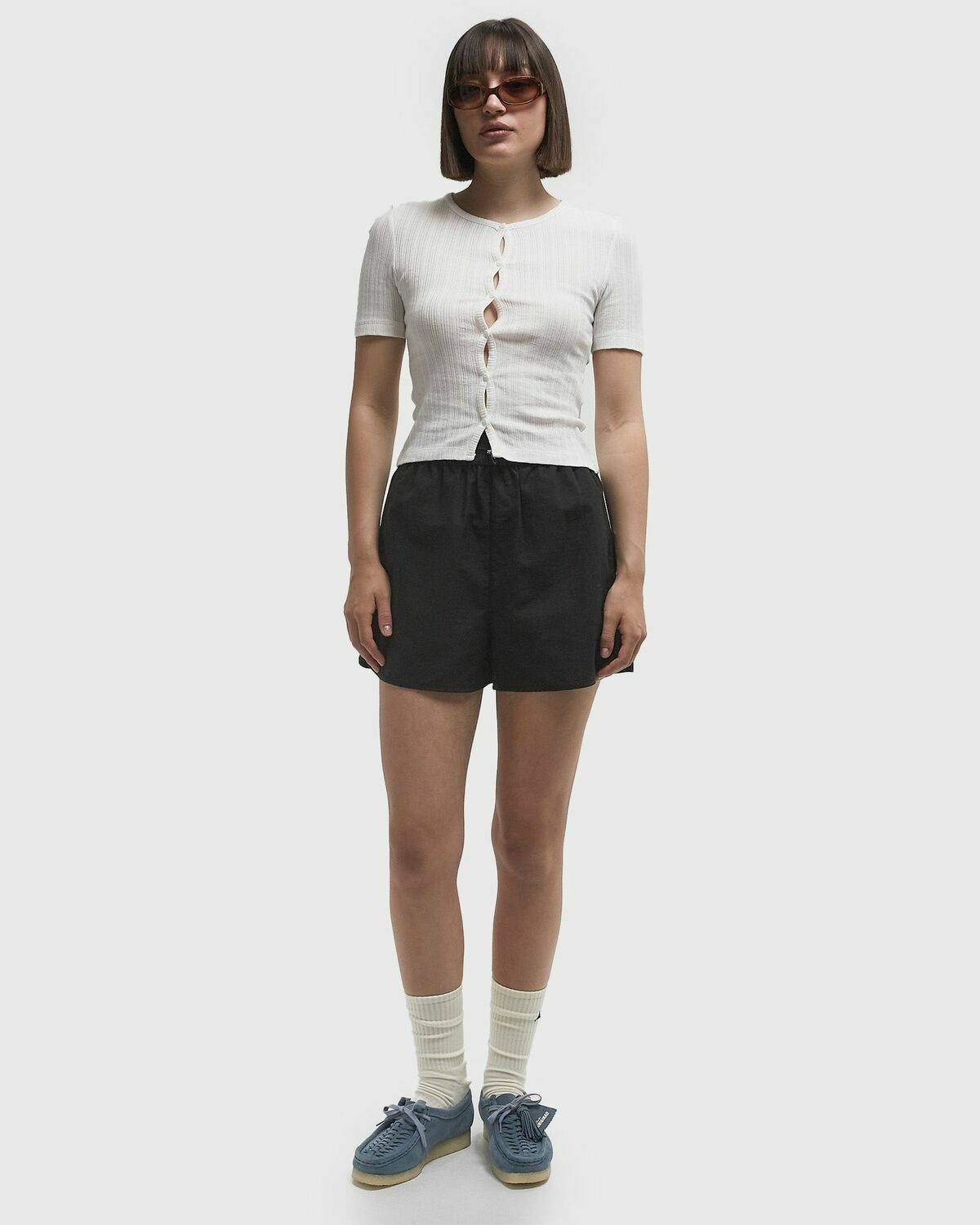 Samsøe & Samsøe SAJUNI SS CARDIGAN 15277 White Womens Shortsleefe