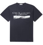 Engineered Garments - Printed Cotton-Jersey T-Shirt - Blue