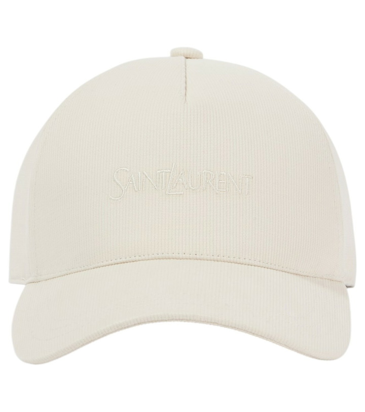 Photo: Saint Laurent Cotton corduroy baseball cap