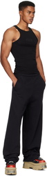 VETEMENTS Black Oval Logo Tank Top