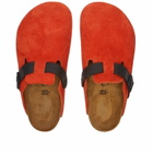 Birkenstock Boston in Tomato/Black