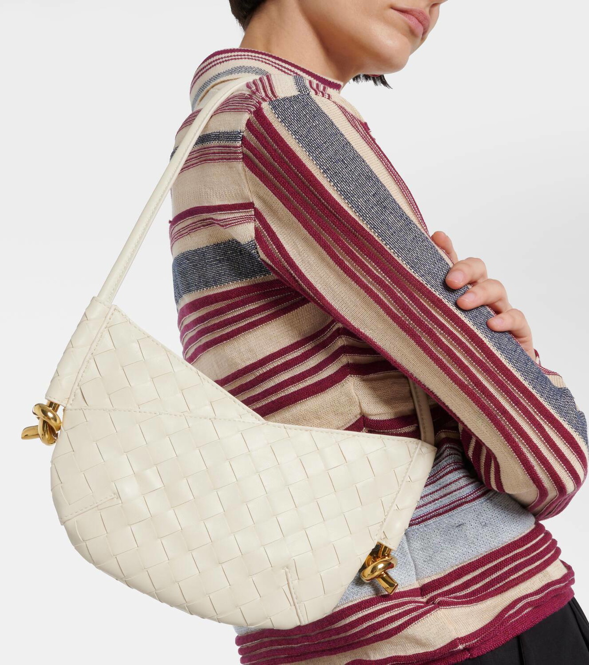 【関税&送料込み】Bottega Veneta Mini Solstice Leather Sho Bottega Veneta Solstice Mini leather shoulder bag Bottega Veneta