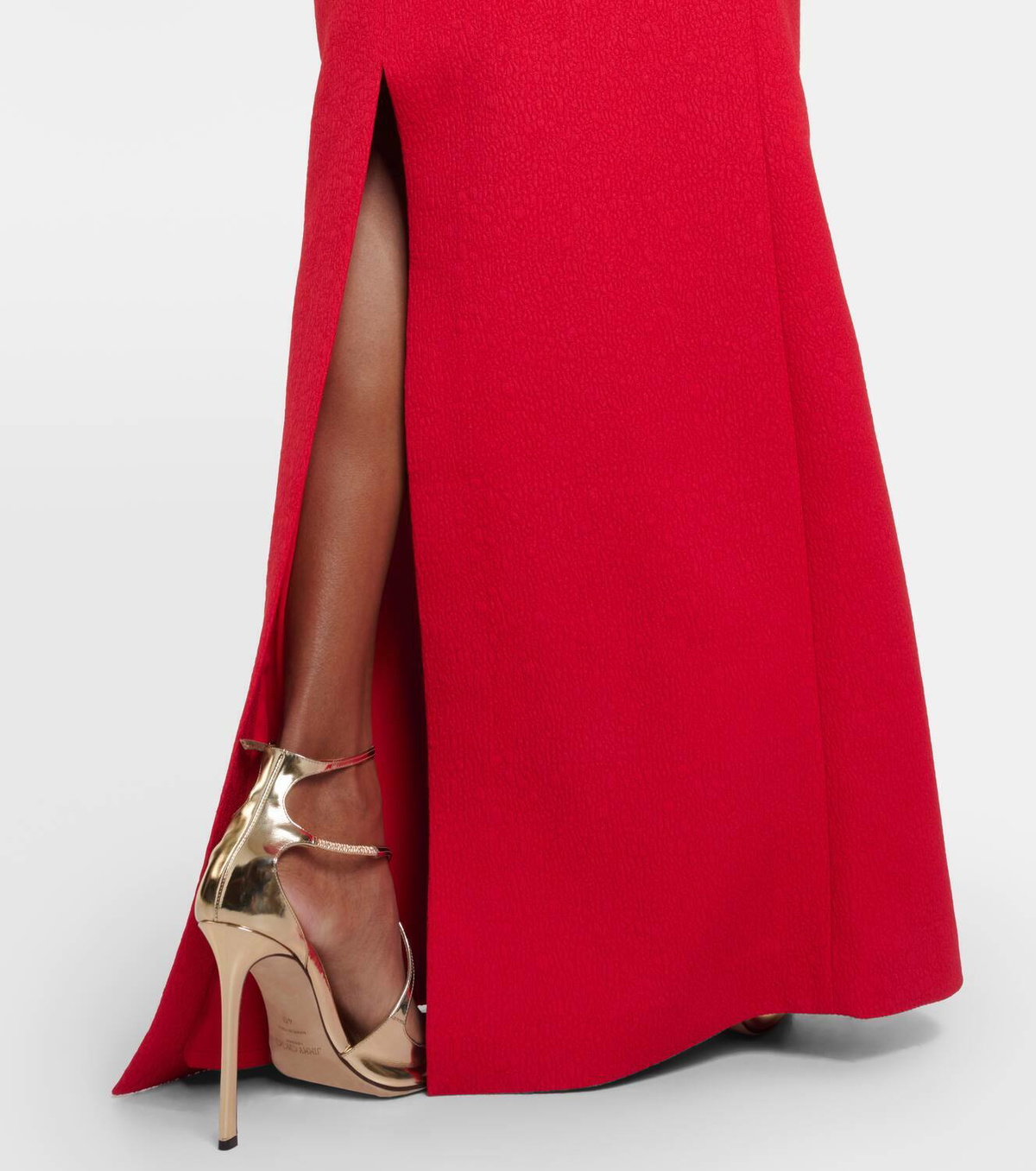 Rebecca Vallance Chiara ruffled one-shoulder crêpe gown