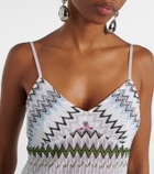 Missoni Chevron lamé tank top