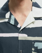 Closed Short Sleeved Shirt Multi - Mens - Shortsleeves