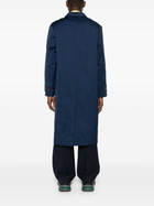 Labrum London Blue Zip-Up Shell Coat
