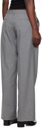Sandy Liang Gray Andes Trousers