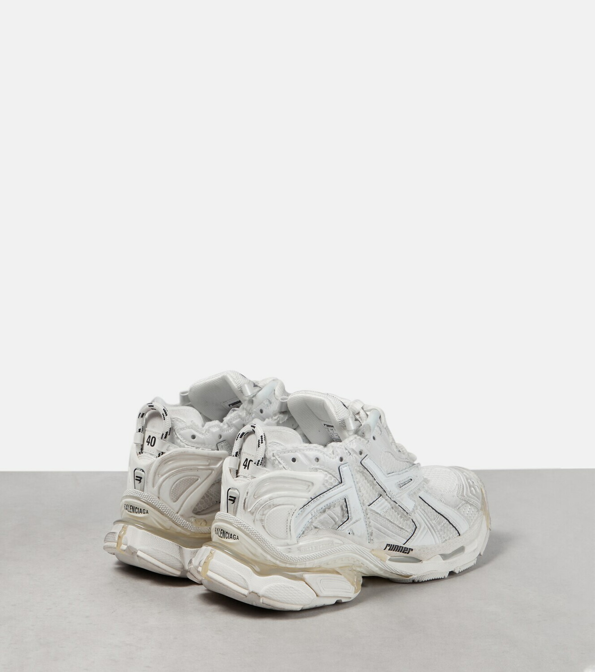 Balenciaga Runner mesh and faux-leather sneakers Balenciaga