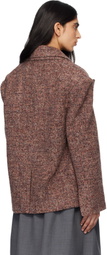 SHUSHU/TONG Multicolor Peak Lapel Oversized Blazer