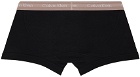 Calvin Klein Underwear Three-Pack Black Woven Boxers