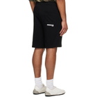 AAPE by A Bathing Ape Black 'AAPENOW' Moonface Logo Sweat Shorts
