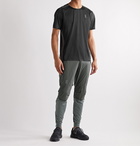 On - Slim-Fit Tapered Ripstop and Tech-Jersey Sweatpants - Gray