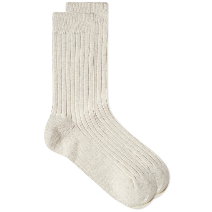Photo: Lady White Co. Men's LWC Sock in Natural