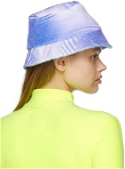 Paolina Russo SSENSE Exclusive Purple Printed Towel Bucket Hat
