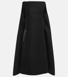 Maison Margiela - Wool cape dress