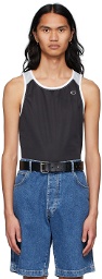 Commission SSENSE Exclusive Black Polyester Tank Top