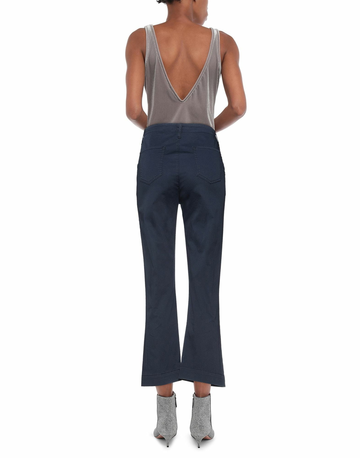 Manila Grace Womens Pants Midnight in Blue