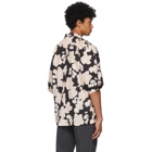 McQ Alexander McQueen Black and White Kimono Printed Shirt