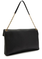 Saint Laurent Envelope Grained Leather Pouch - Black - One Size