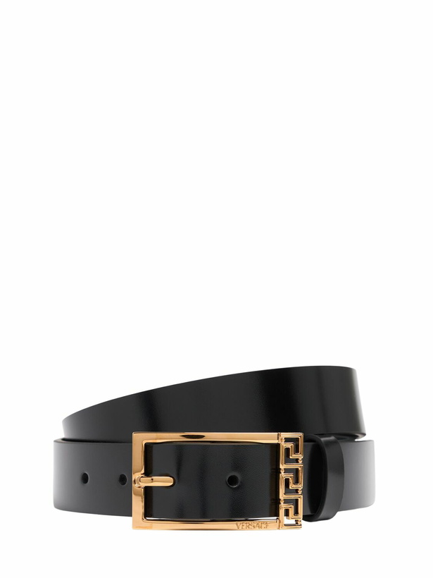 Photo: VERSACE 30mm Leather Belt