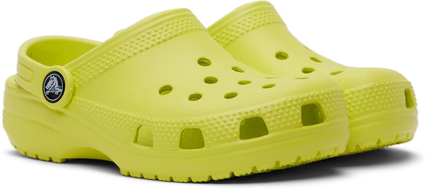 Crocs Kids Yellow Classic Clogs