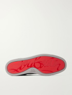 Christian Louboutin - Louis Junior Suede Sneakers - Gray