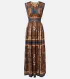 Zimmermann Mahon printed silk maxi dress