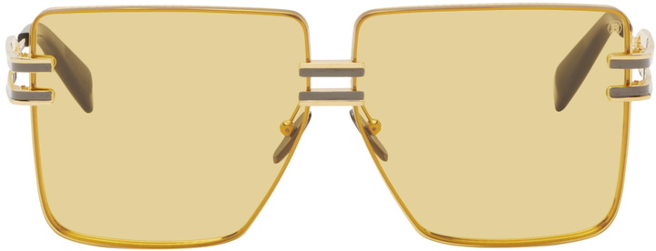 Photo: Balmain Gold Gendarme Sunglasses