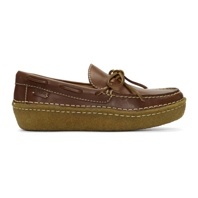 Photo: Polo Ralph Lauren Brown Leather Myles Loafers
