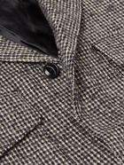 Officine Générale - Judas Camp-Collar Houndstooth Cotton and Wool-Blend Tweed Jacket - Gray