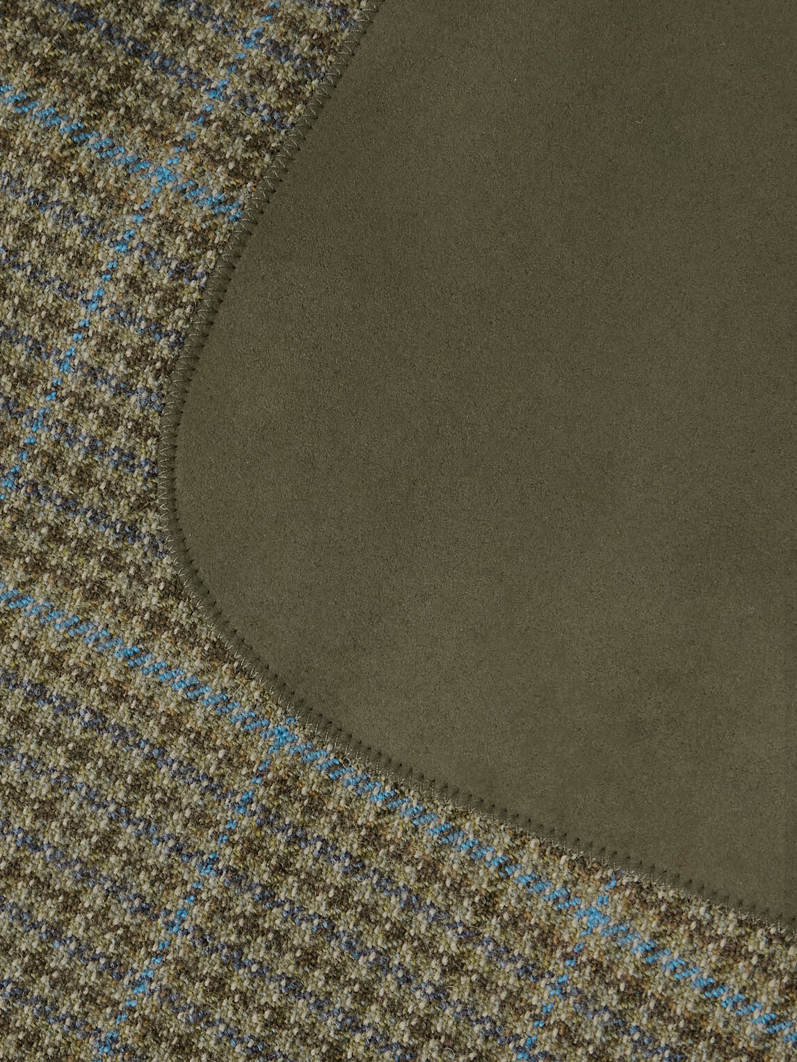 Purdey - Faux Suede-Trimmed Wool-Tweed Gilet - Brown