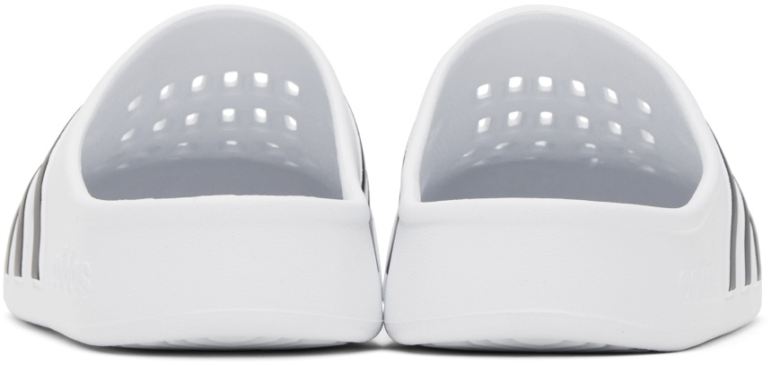 adidas Originals White Adilette Clogs
