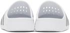 adidas Originals White Adilette Clogs