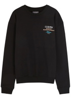 Club 1984 La Dept Printed Cotton Sweatshirt Black