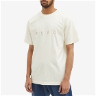 Olaf Hussein Men's Chainstitch T-Shirt in Off White