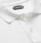 TOM FORD - Slim-Fit Cotton-Piqué Polo Shirt - Men - White