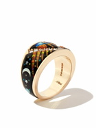Jacquie Aiche 14K Yellow Gold Diamond Galaxy Ring