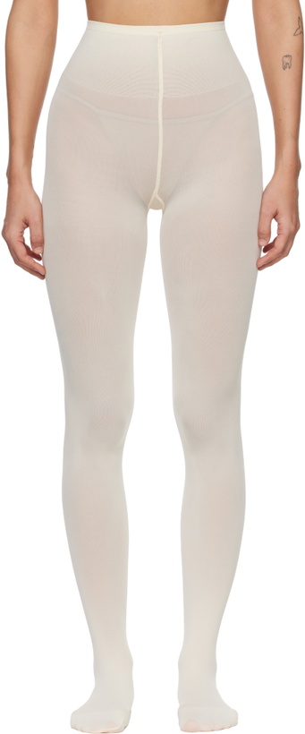 Photo: Swedish Stockings Off-White Olivia Premium Tights