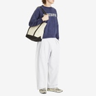 BEAMS Men's Pleated Balloon Sweat Pants in Ash Grey
