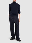 AMI PARIS Oversized Wool Gabardine Pants